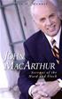 John MacArthur: Servant of the Word and Flock (Hardcover)