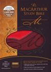 NAS MacArthur Study Bible Personal Size (LeatherSoft Red)
