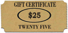 Gift Certificate